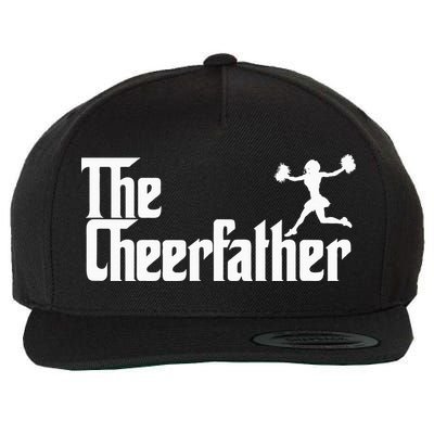 The Cheer Father Funny Cheerleader Father Dad Gift Wool Snapback Cap