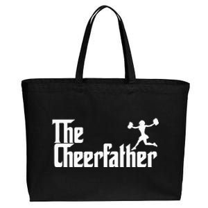 The Cheer Father Funny Cheerleader Father Dad Gift Cotton Canvas Jumbo Tote