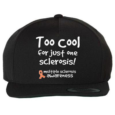 Too Cool For Just One Sclerosis Wool Snapback Cap