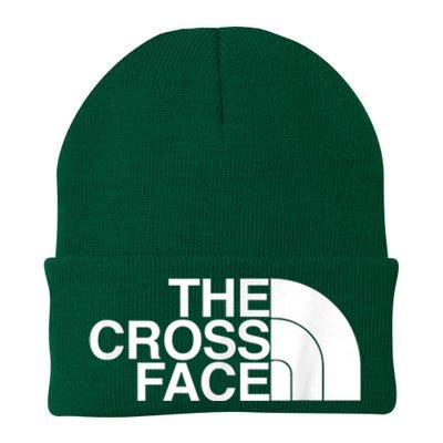 The Cross Face Wrestling Funny Gift Knit Cap Winter Beanie