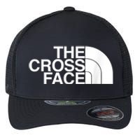 The Cross Face Wrestling Funny Gift Flexfit Unipanel Trucker Cap