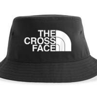 The Cross Face Wrestling Funny Gift Sustainable Bucket Hat