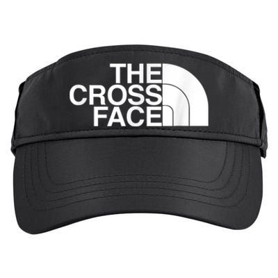 The Cross Face Wrestling Funny Gift Adult Drive Performance Visor