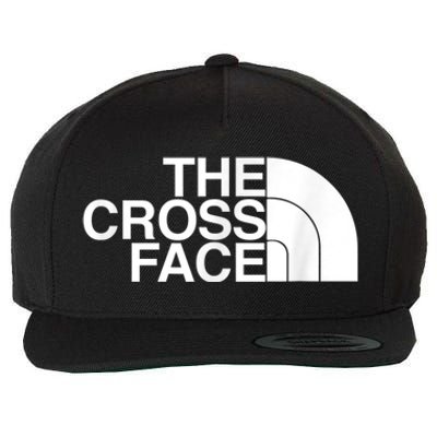 The Cross Face Wrestling Funny Gift Wool Snapback Cap