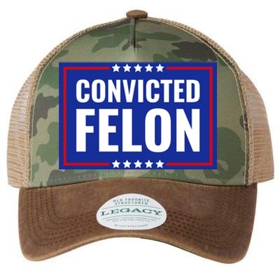 Trump Convicted Felon Legacy Tie Dye Trucker Hat