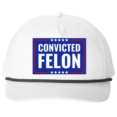 Trump Convicted Felon Snapback Five-Panel Rope Hat