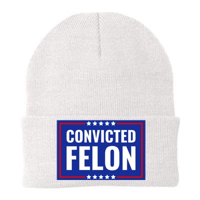 Trump Convicted Felon Knit Cap Winter Beanie