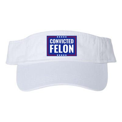 Trump Convicted Felon Valucap Bio-Washed Visor