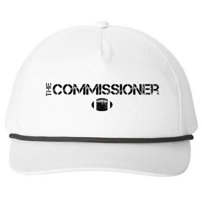 The Commissioner Fantasy Football Draft Vintage Snapback Five-Panel Rope Hat