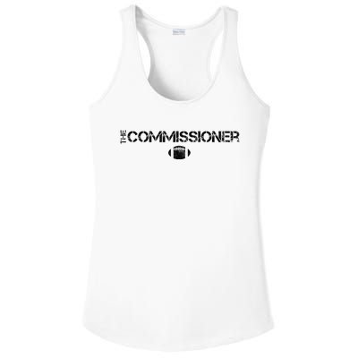 The Commissioner Fantasy Football Draft Vintage Ladies PosiCharge Competitor Racerback Tank