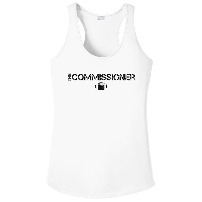 The Commissioner Fantasy Football Draft Vintage Ladies PosiCharge Competitor Racerback Tank