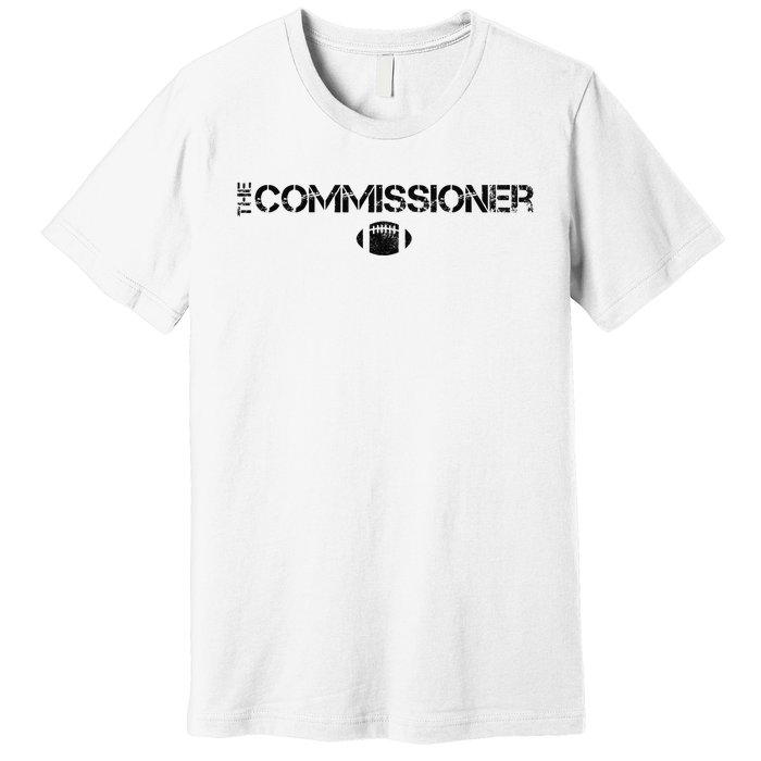 The Commissioner Fantasy Football Draft Vintage Premium T-Shirt