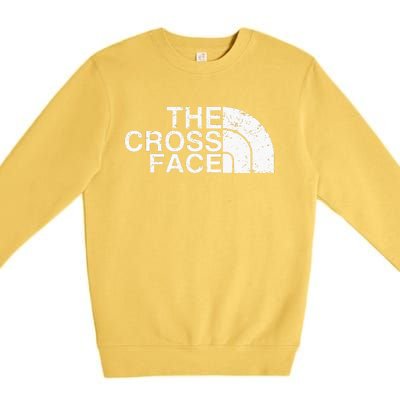 The Cross Face Vintage Classic Wrestling Freestyle Premium Crewneck Sweatshirt