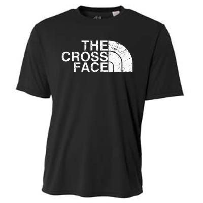 The Cross Face Vintage Classic Wrestling Freestyle Cooling Performance Crew T-Shirt