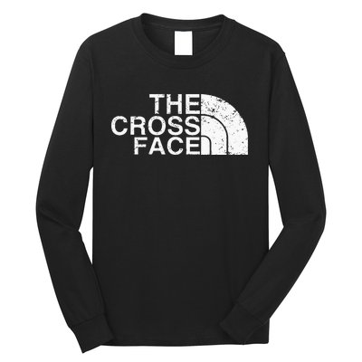 The Cross Face Vintage Classic Wrestling Freestyle Long Sleeve Shirt