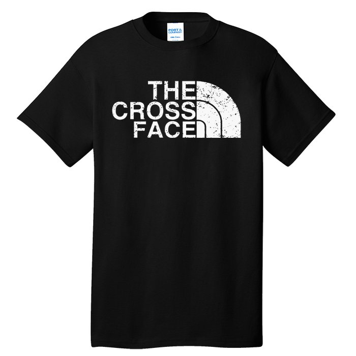 The Cross Face Vintage Classic Wrestling Freestyle Tall T-Shirt