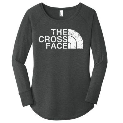 The Cross Face Vintage Classic Wrestling Freestyle Women's Perfect Tri Tunic Long Sleeve Shirt