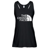 The Cross Face Vintage Classic Wrestling Freestyle Ladies Essential Flowy Tank