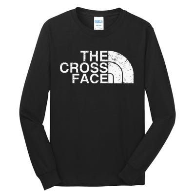 The Cross Face Vintage Classic Wrestling Freestyle Tall Long Sleeve T-Shirt