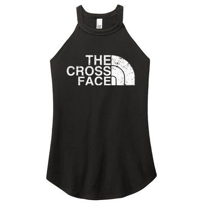 The Cross Face Vintage Classic Wrestling Freestyle Women's Perfect Tri Rocker Tank