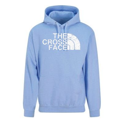 The Cross Face Vintage Classic Wrestling Freestyle Unisex Surf Hoodie