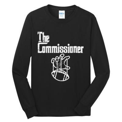 The Commissioner Fantasy Football Commish FFL Tall Long Sleeve T-Shirt