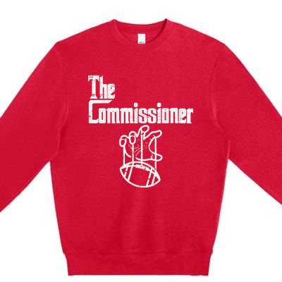 The Commissioner Fantasy Football Commish FFL Premium Crewneck Sweatshirt