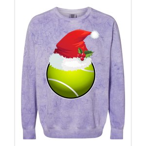 Tennis Christmas Funny Tennis Xmas Gift Colorblast Crewneck Sweatshirt