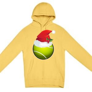 Tennis Christmas Funny Tennis Xmas Gift Premium Pullover Hoodie