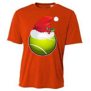 Tennis Christmas Funny Tennis Xmas Gift Cooling Performance Crew T-Shirt