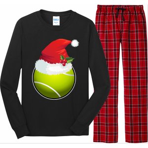 Tennis Christmas Funny Tennis Xmas Gift Long Sleeve Pajama Set