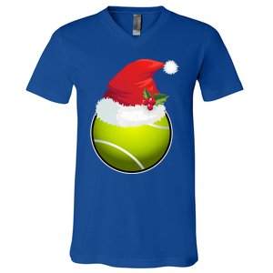 Tennis Christmas Funny Tennis Xmas Gift V-Neck T-Shirt