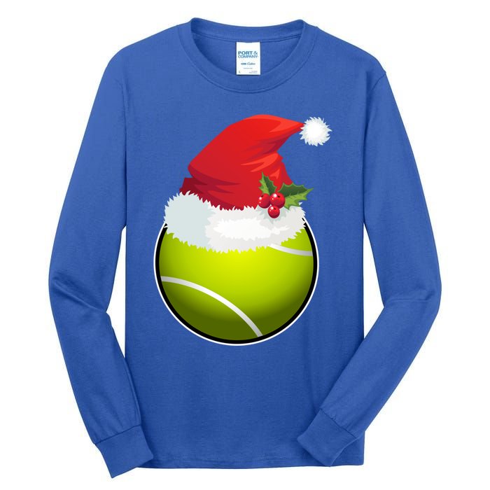 Tennis Christmas Funny Tennis Xmas Gift Tall Long Sleeve T-Shirt