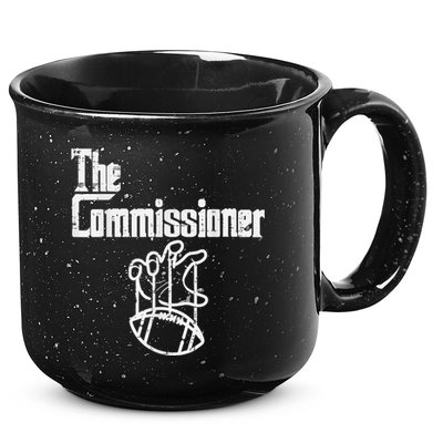 The Commissioner Fantasy Football 15oz Campfire Ceramic Mug