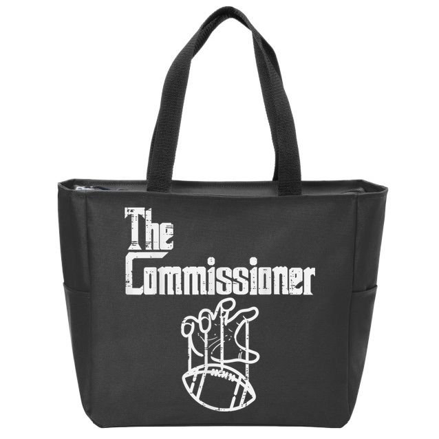 The Commissioner Fantasy Football Zip Tote Bag