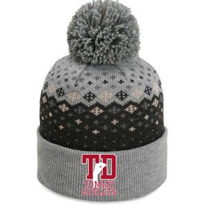 Tommy Cutlets Football The Baniff Cuffed Pom Beanie