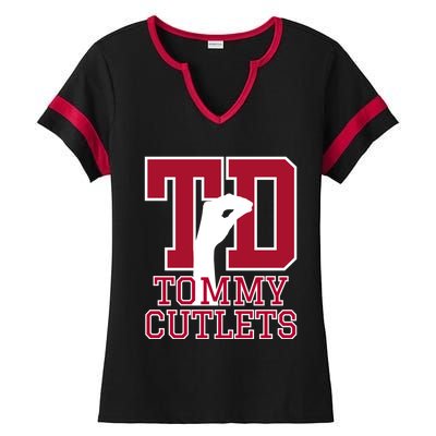 Tommy Cutlets Football Ladies Halftime Notch Neck Tee