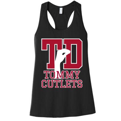 Tommy Cutlets Football Women's Racerback Tank