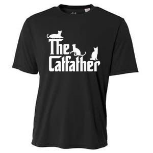 The CatFather Funny Cat Dad Cat Lover Gifts Cooling Performance Crew T-Shirt