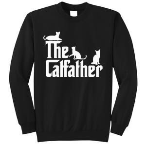 The CatFather Funny Cat Dad Cat Lover Gifts Sweatshirt