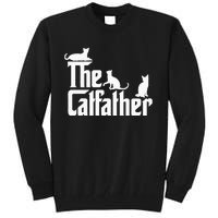 The CatFather Funny Cat Dad Cat Lover Gifts Tall Sweatshirt