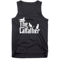 The CatFather Funny Cat Dad Cat Lover Gifts Tank Top