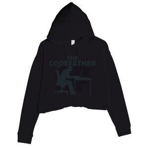 The Code Father Crop Fleece Hoodie