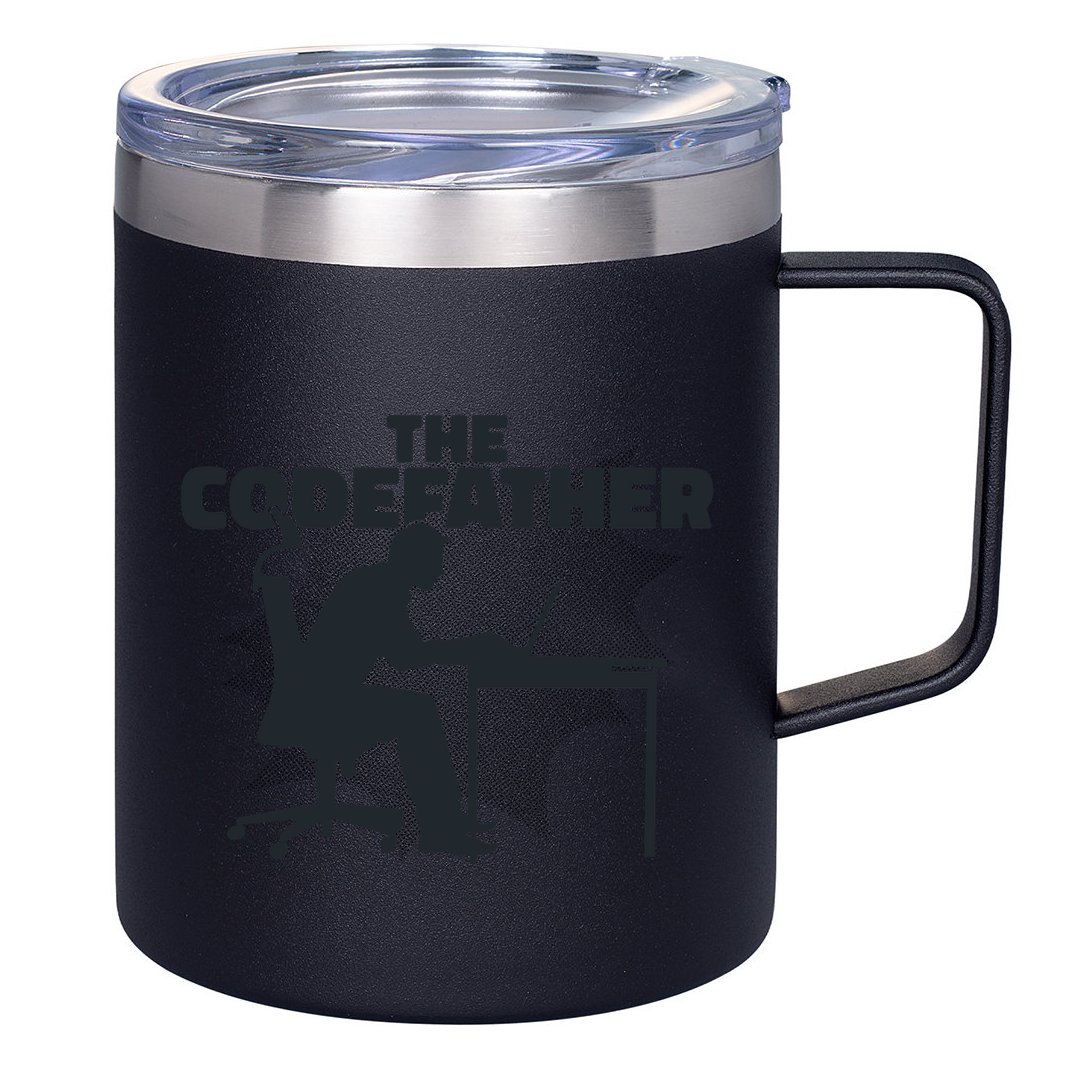 The Code Father 12oz Stainless Steel Coffee Mug