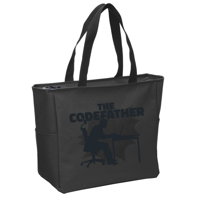 The Code Father Zip Tote Bag