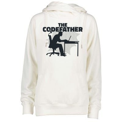 The Code Father Womens Funnel Neck Pullover Hood