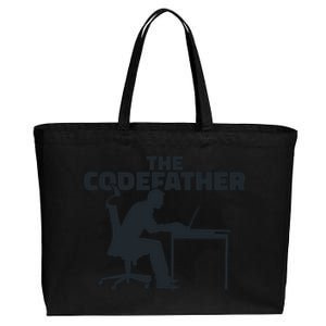 The Code Father Cotton Canvas Jumbo Tote