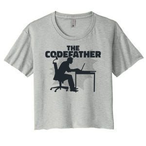 The Code Father Women's Crop Top Tee