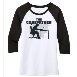 The Code Father Women's Tri-Blend 3/4-Sleeve Raglan Shirt