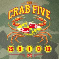 The Crab Five Crab Flag Maryland Legacy Tie Dye Trucker Hat